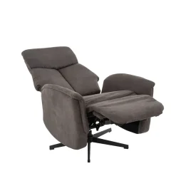 Label51 Fauteuils|Aarhus Elektrische Relaxfauteuil Antraciet suede