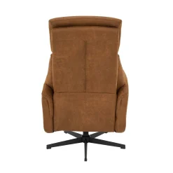 Label51 Fauteuils|Aarhus Elektrische Relaxfauteuil Cognac suede