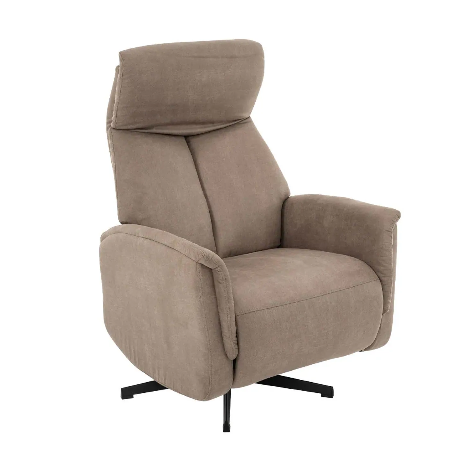 Label51 Fauteuils|Aarhus Elektrische Relaxfauteuil Taupe suede