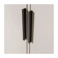 WOOOD Industriele Kasten|Kledingkasten|Adam 2-deurs Kledingkast grenen zand 100cm