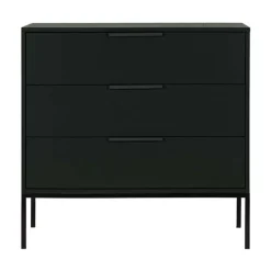WOOOD Ladenkasten|Industriele Kasten|Adam Ladekast grenen zwart 94cm