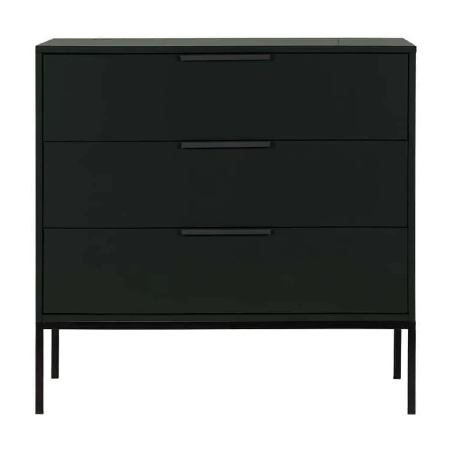 WOOOD Ladenkasten|Industriele Kasten|Adam Ladekast grenen zwart 94cm