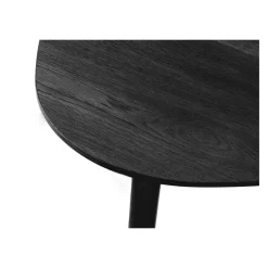 LykkeHome Salontafels|Ada Salontafel set van 2 driehoek Zwart