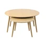 LykkeHome Salontafels|Ada Salontafel set van 2 rond Naturel