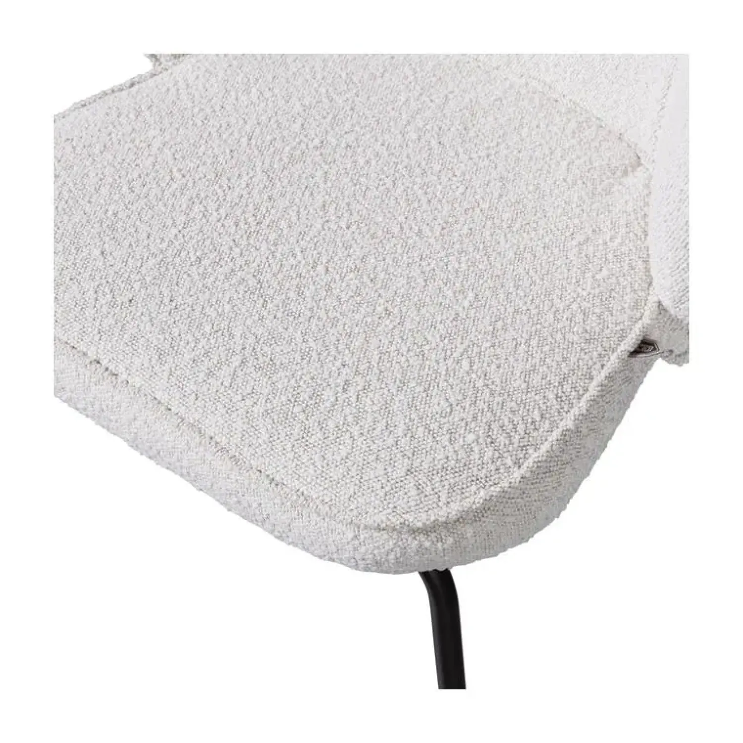 WOOOD Eetkamerstoelen|Admit Eetkamerstoel bouclé naturel