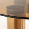 By Boo Bijzettafels|Aero Bijzettafel rond Bruin 50cm