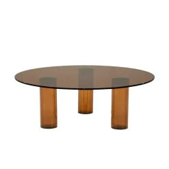 By Boo Salontafels|Aero Salontafel rond Bruin 100cm