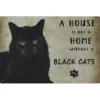 Cavetown Metalen Borden|A home Black Cats - metalen bord