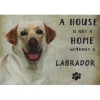 Cavetown Metalen Borden|A home Creme Labrador - metalen bord