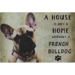 Cavetown Metalen Borden|A home French Bulldog Halsband - metalen bord