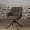 Tower living Eetkamerstoelen|Alabama eetkamerstoel draaibaar Alpine Dark Brown