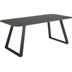 Nordhavn Eettafels|Alanya Eettafel Zwart Keramiek 180cm