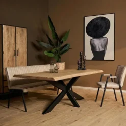 Furndea Eettafels|Alaska Boomstamtafel Mangohout 220cm