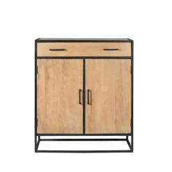 Furndea Wandkasten|Industriele Kasten|Alaska Wandkast Mangohout 100cm