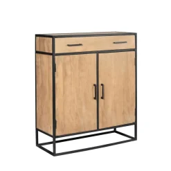Furndea Wandkasten|Industriele Kasten|Alaska Wandkast Mangohout 100cm