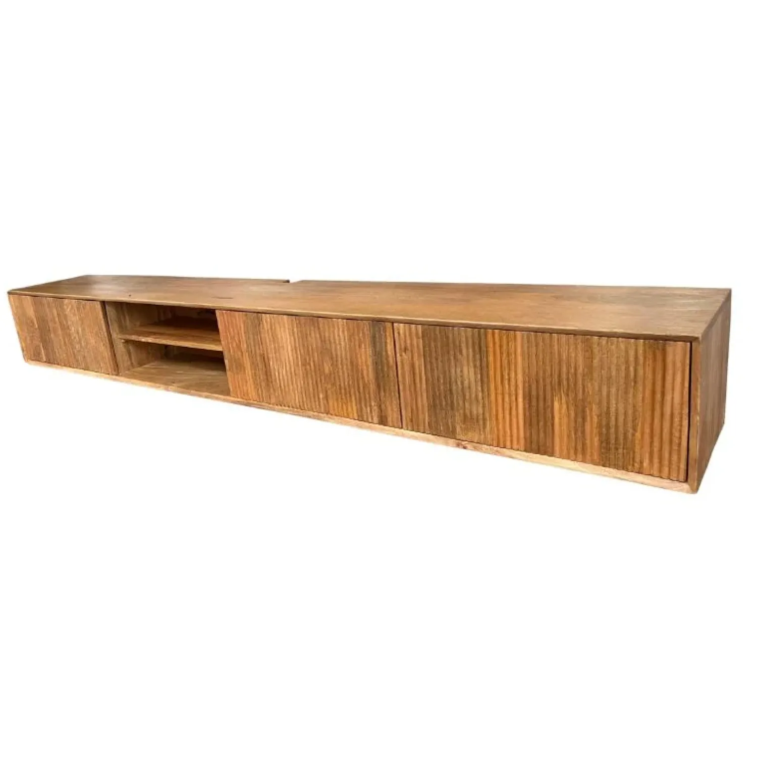 Vane Living Industriele Kasten|Tv Meubels|Albin Zwevend Tv meubel naturel 240cm