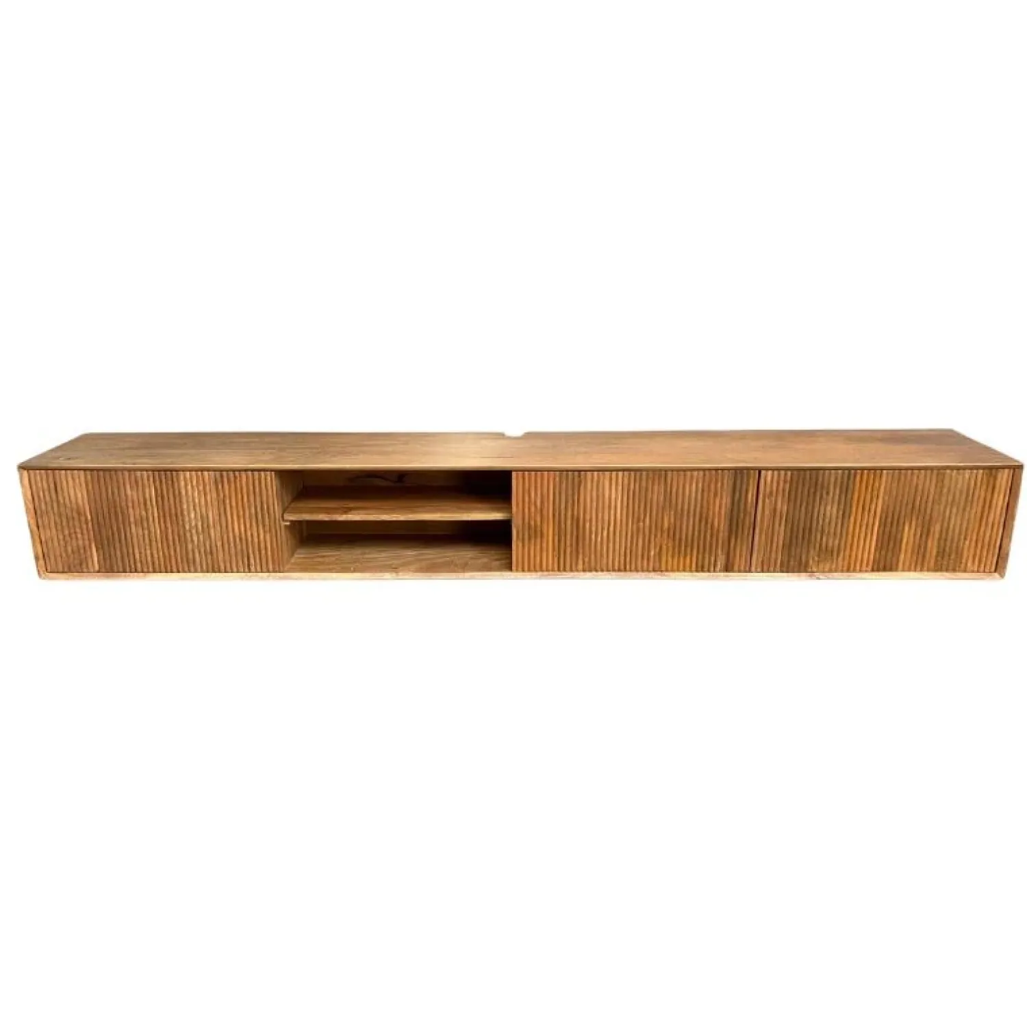 Vane Living Industriele Kasten|Tv Meubels|Albin Zwevend Tv meubel naturel 240cm