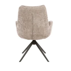 Kalfort Eetkamerstoelen|Aldira Eetkamerstoel Hoven zand-bruin