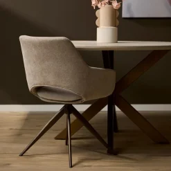 Furndea Eetkamerstoelen|Alec Eetkamerstoel Beige