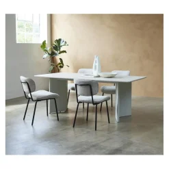 LykkeHome Eettafels|Alejandro Eettafel 200 cm greige
