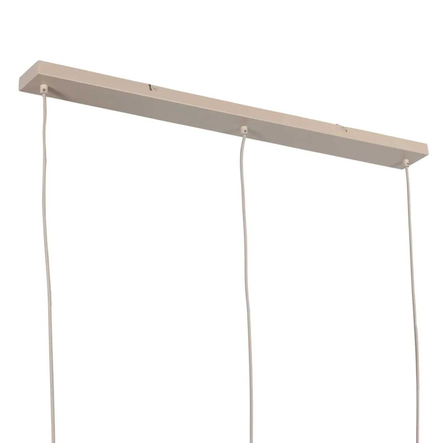 Steinmex Hanglampen|Alessia 3-lichts Hanglamp Travertin met linnen