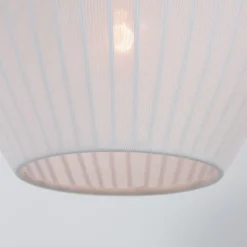 Steinmex Hanglampen|Alessia 3-lichts Hanglamp Travertin met linnen