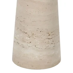 Steinmex Tafellampen|Alessia 1-lichts Tafellamp large Travertin met zeegras kap