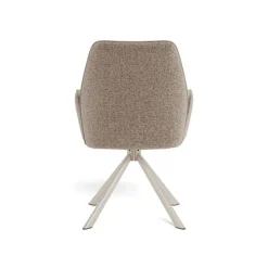 Nordhavn Eetkamerstoelen|Alice Eetkamerstoel beige met beige onderstel