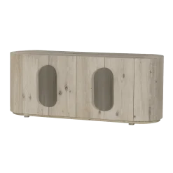 Tower living Dressoirs|Industriele Kasten|Allure Dressoir white wash 180 cm