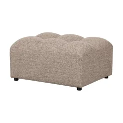 WOOOD Hockers|Allure Hocker geweven stof bruin melange