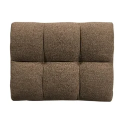 WOOOD Hockers|Allure Hocker geweven stof donkerbruin melange