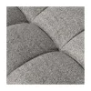 WOOOD Hockers|Allure Hocker geweven stof grijs melange