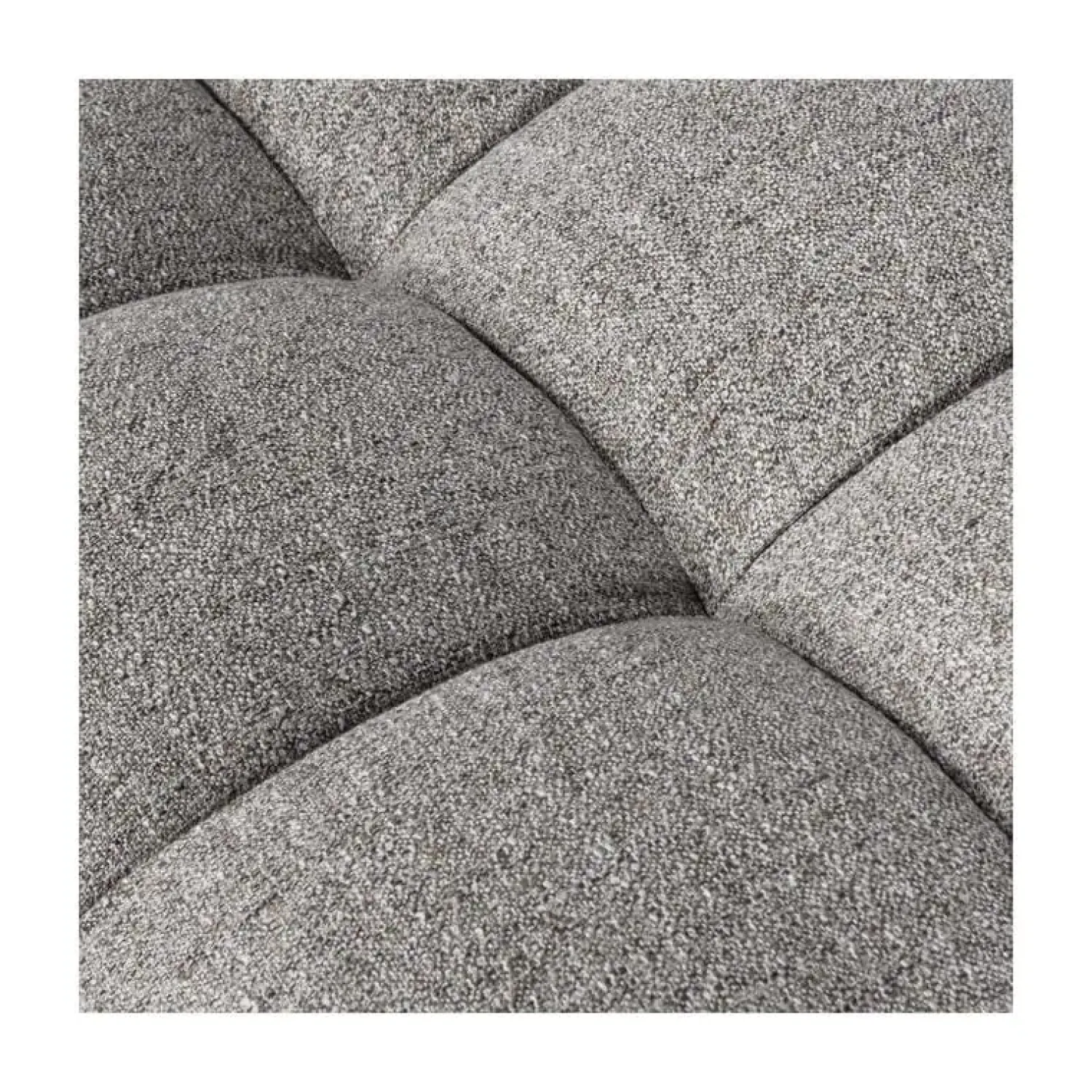 WOOOD Hockers|Allure Hocker geweven stof grijs melange