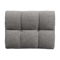 WOOOD Hockers|Allure Hocker geweven stof grijs melange