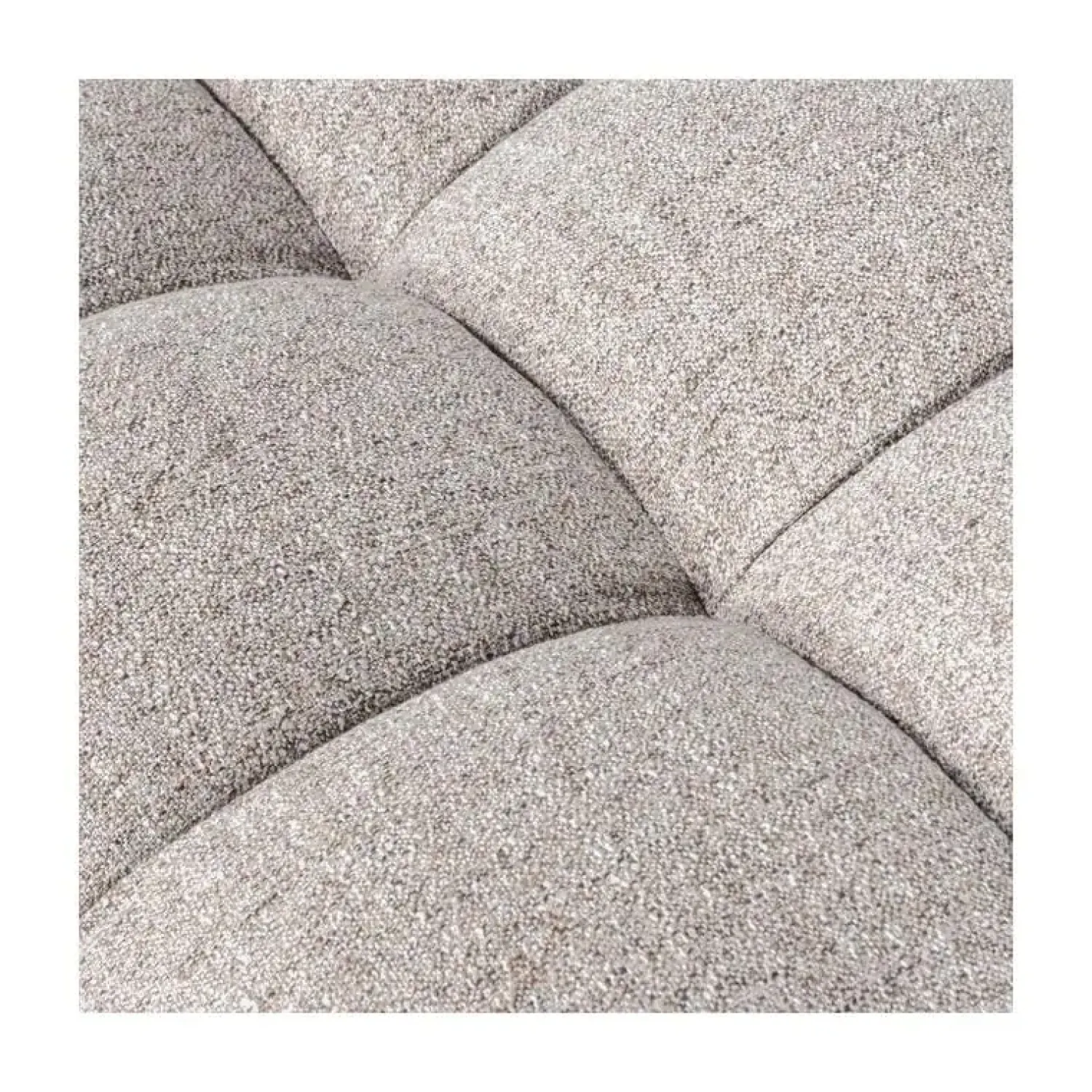 WOOOD Hockers|Allure Hocker geweven stof naturel melange