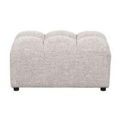 WOOOD Hockers|Allure Hocker geweven stof naturel melange