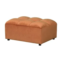 WOOOD Hockers|Allure Hocker velvet terracotta