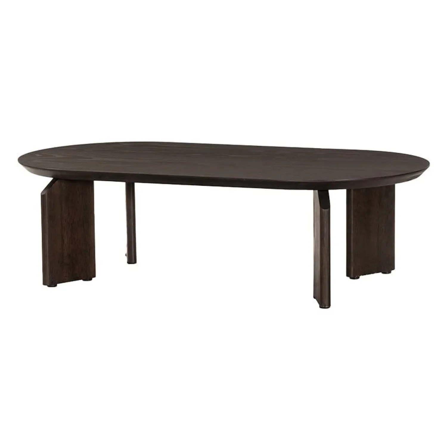 Tower living Salontafels|Allure Salontafel ovaal donkerbruin 140cm
