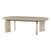 Tower living Salontafels|Allure Salontafel ovaal white wash 140cm