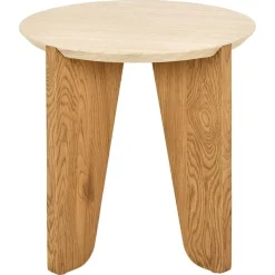 Nordhavn Bijzettafels|Almari Bijzettafel Beige rond 50cm