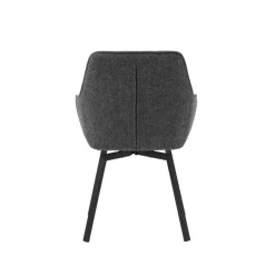 LykkeHome Eetkamerstoelen|Ama Eetkamerstoel donkergrijs melange