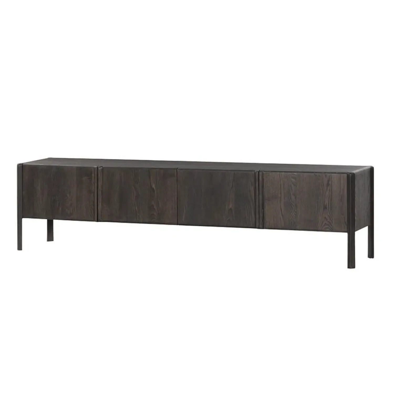Tower living Industriele Kasten|Tv Meubels|Amalfi Tv meubel bruin eikenfineer 220cm