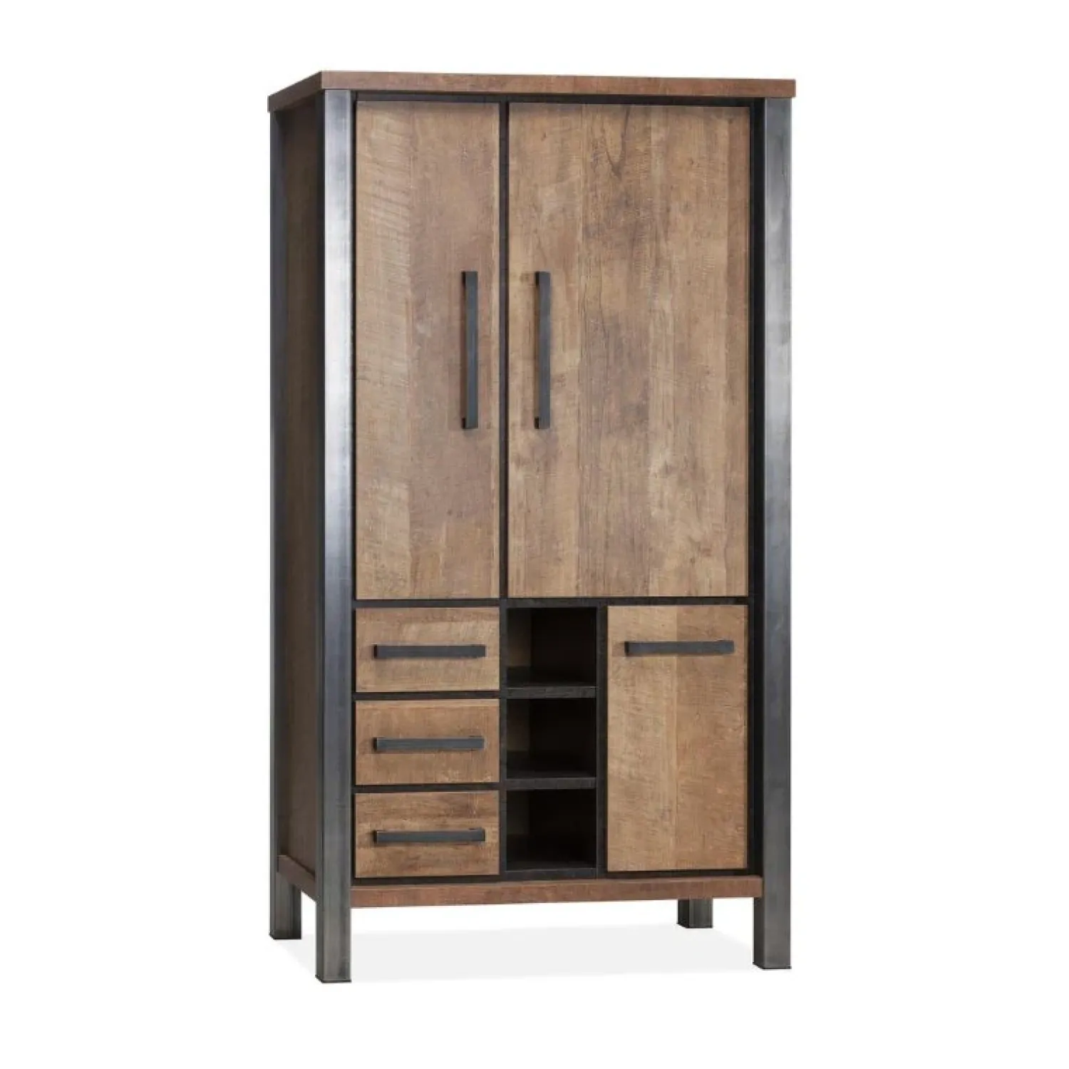 Maison Madera Wandkasten|Industriele Kasten|Amaya Wandkast 100cm