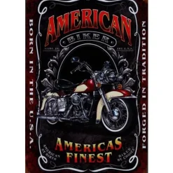 Cavetown Metalen Borden|American biker - metalen bord