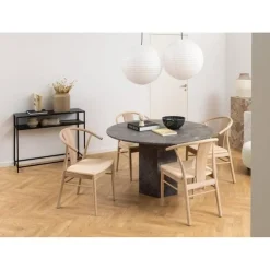 Nordhavn Sidetables|Amora Sidetable Zwart Metaal 100cm