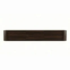 Vane Living Industriele Kasten|Tv Meubels|Amy Tv meubel zwevend Walnoot mangohout 155 cm