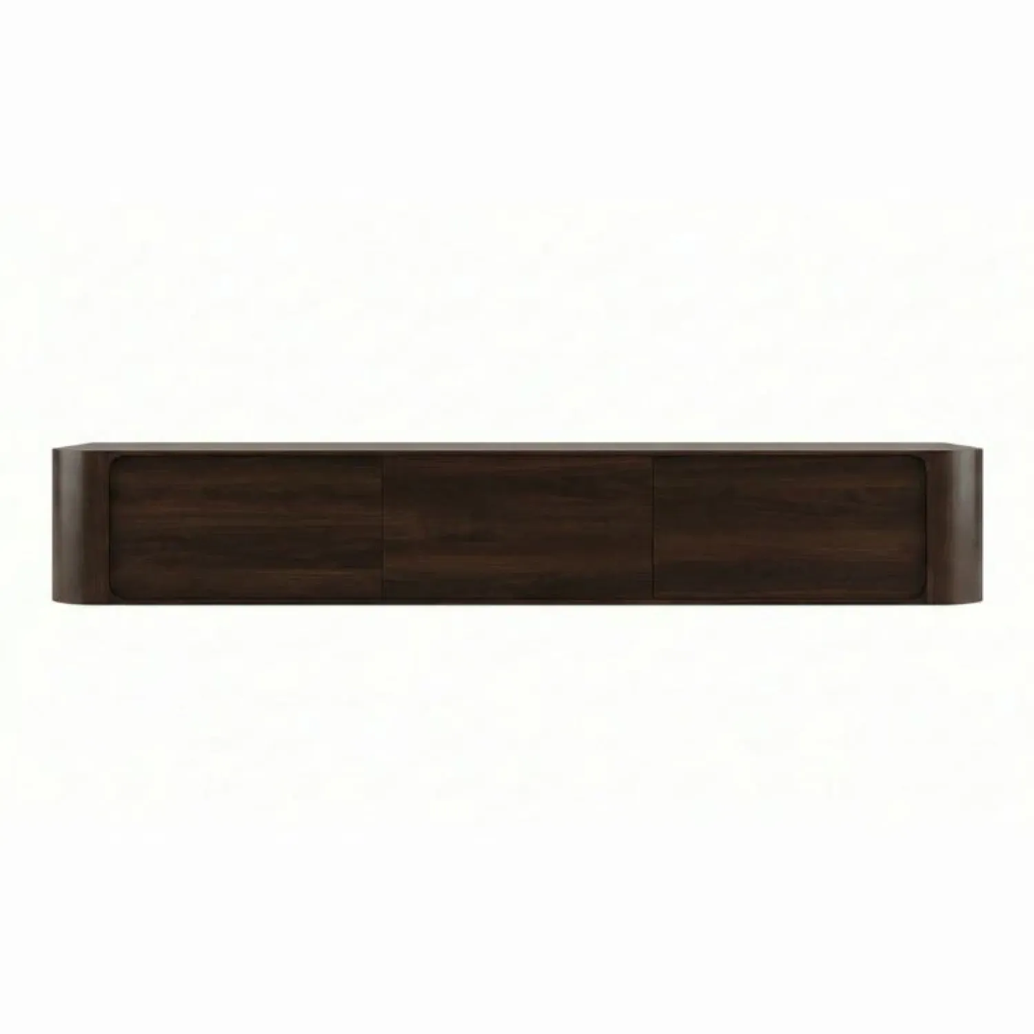 Vane Living Industriele Kasten|Tv Meubels|Amy Tv meubel zwevend Walnoot mangohout 155 cm