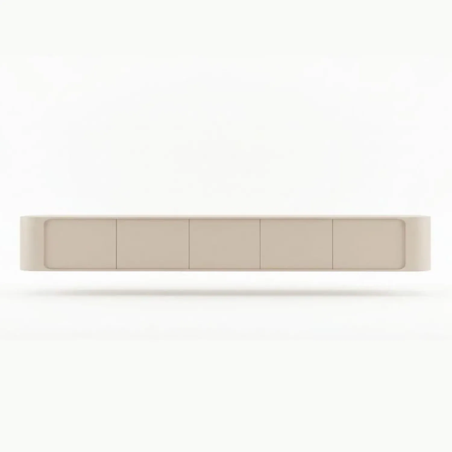 Vane Living Industriele Kasten|Tv Meubels|Amy Tv meubel zwevend Zand mangohout 235 cm