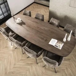 Kalfort Eettafels|Andreas Eettafel deens ovaal Acaciahout 300cm
