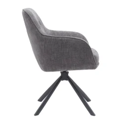 LykkeHome Eetkamerstoelen|Annabel Eetkamerstoel antraciet